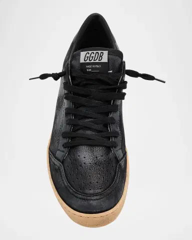 Golden Goose Men's Exclusive Ball Star Nubuck Low-Top Sneakers | Thumbnail 6 Golden Goose Men's Exclusive Ball Star Nubuck Low-Top Sneakers | Thumbnail 6
