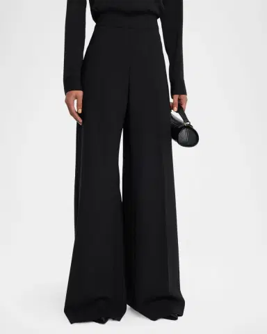 Carolina Herrera High-Rise Wide-Leg Wool Pants | Thumbnail 4