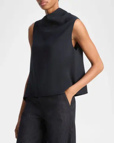 Vince Draped Asymmetric Top | Thumbnail 4