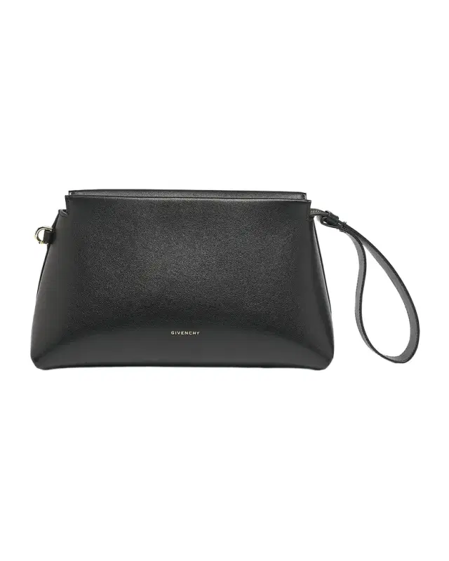 Day Wristlet Pouch Bag in Grain Leather