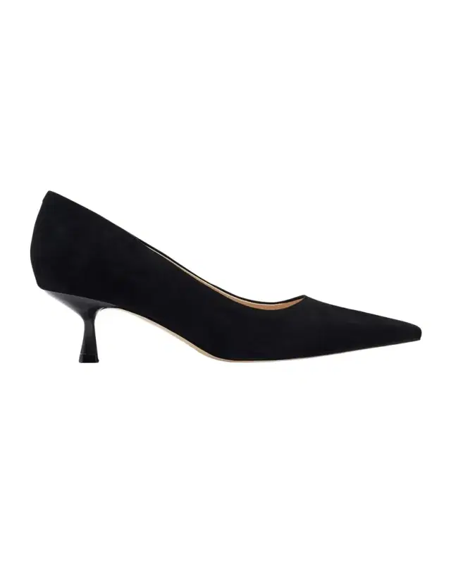 Marc Fisher LTD Calynna Suede Kitten-Heel Pumps