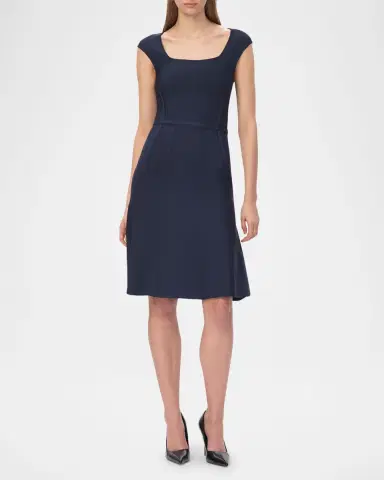 Hervé Léger The Beatrice Seamed Cap-Sleeve Dress | Thumbnail 2 Hervé Léger The Beatrice Seamed Cap-Sleeve Dress | Thumbnail 2
