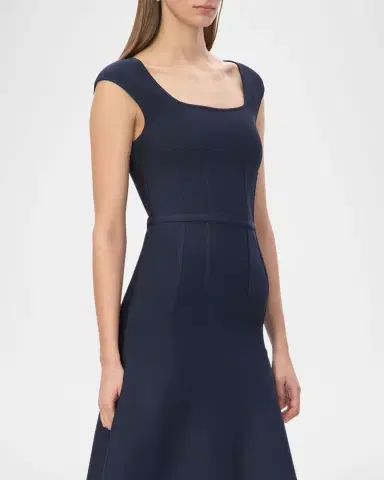 Hervé Léger The Beatrice Seamed Cap-Sleeve Dress | Thumbnail 4 Hervé Léger The Beatrice Seamed Cap-Sleeve Dress | Thumbnail 4