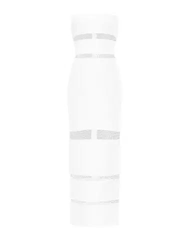 Hervé Léger The Vera Strapless Illusion-Insert Column Gown | Thumbnail 1 Hervé Léger The Vera Strapless Illusion-Insert Column Gown | Thumbnail 1