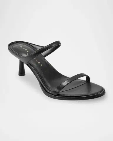 Marc Fisher LTD Alonde Snake-Embossed Leather Slide Sandals | Thumbnail 2 Marc Fisher LTD Alonde Snake-Embossed Leather Slide Sandals | Thumbnail 2