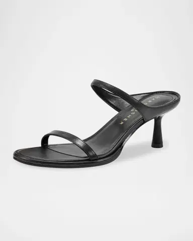 Marc Fisher LTD Alonde Snake-Embossed Leather Slide Sandals | Thumbnail 3 Marc Fisher LTD Alonde Snake-Embossed Leather Slide Sandals | Thumbnail 3