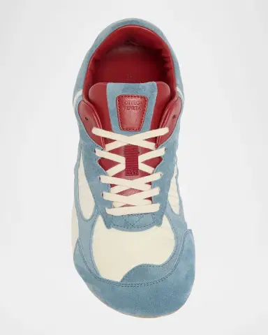 Bottega Veneta Orbit Lite Lace-Up Suede and Nylon Sneakers | Thumbnail 6 Bottega Veneta Orbit Lite Lace-Up Suede and Nylon Sneakers | Thumbnail 6