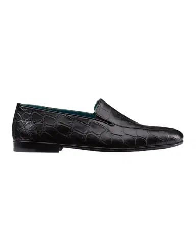 Stefano Ricci Men 's Crocodile Leather Loafers | Thumbnail 1