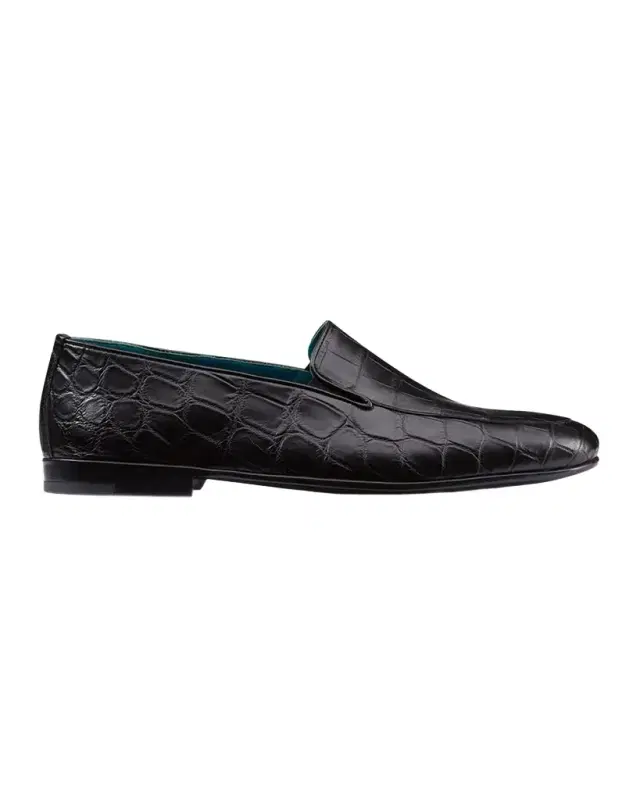 Stefano Ricci Men 's Crocodile Leather Loafers