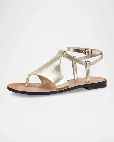 Marc Fisher LTD Lillie Flat Leather Sandals | Thumbnail 3 Marc Fisher LTD Lillie Flat Leather Sandals | Thumbnail 3