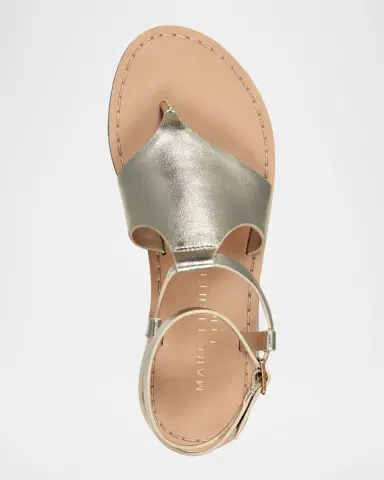 Marc Fisher LTD Lillie Flat Leather Sandals | Thumbnail 4 Marc Fisher LTD Lillie Flat Leather Sandals | Thumbnail 4