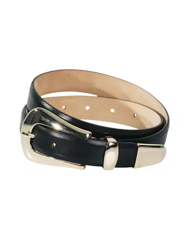 Déhanche Colette Gold-Tone Buckle Leather Belt | Thumbnail 1 Déhanche Colette Gold-Tone Buckle Leather Belt | Thumbnail 1