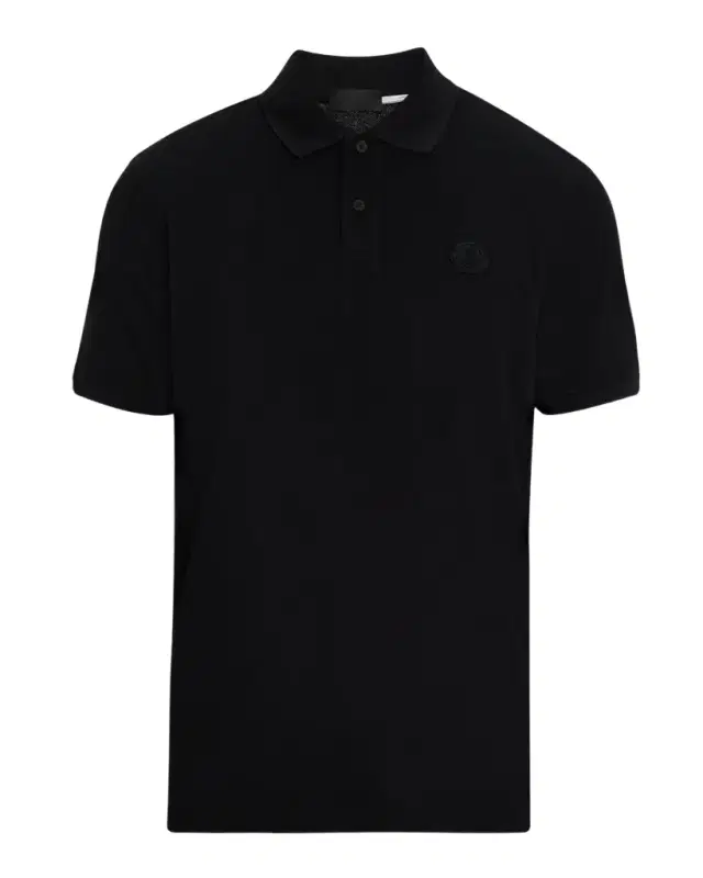 Moncler Men 's Cotton Tonal Logo Polo Shirt