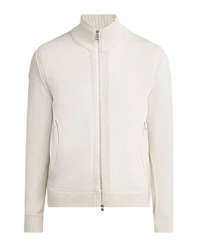 Moncler Men 's Edit Padded Back Wool Cardigan