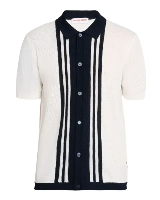 Men 's Classic-Fit Pique Knit Short-Sleeve Shirt