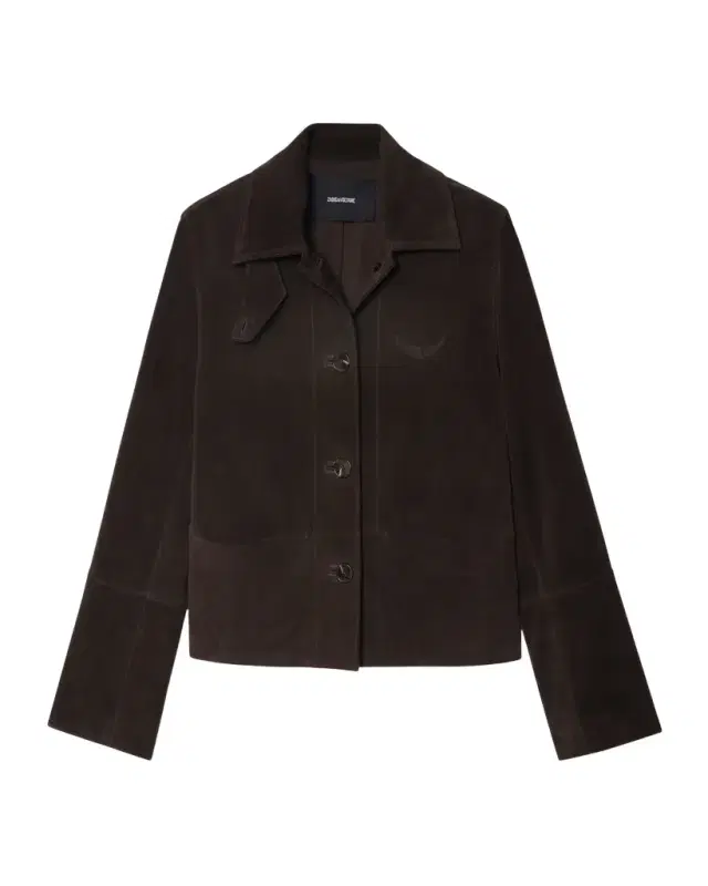 Zadig & Voltaire Lessa Suede Jacket