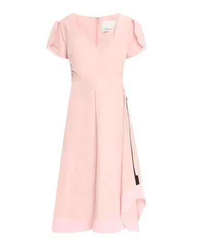 3.1 Phillip Lim V-Neck Tulip-Sleeve Midi Dress | Thumbnail 1 3.1 Phillip Lim V-Neck Tulip-Sleeve Midi Dress | Thumbnail 1