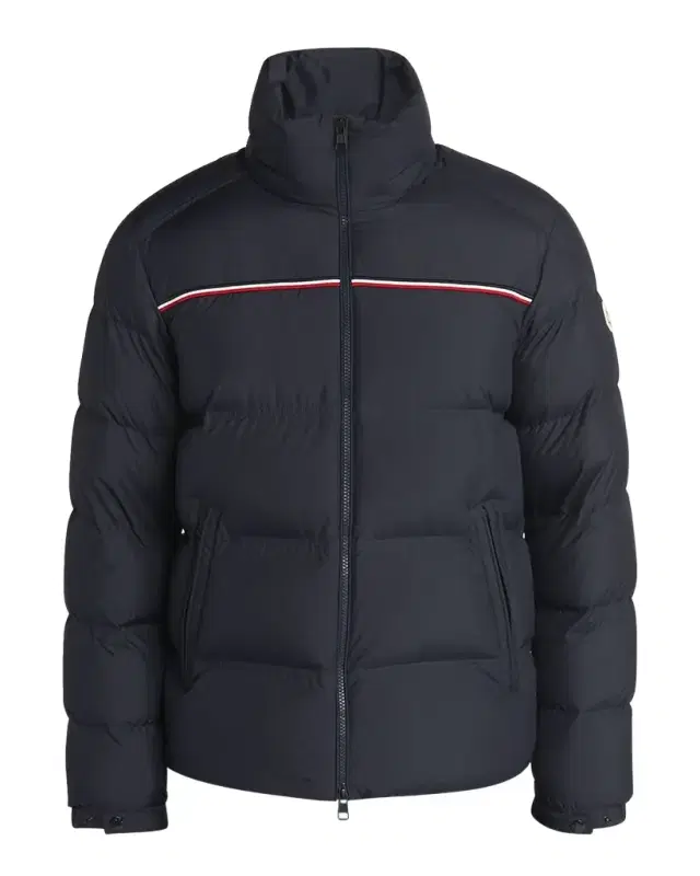 Moncler Men 's Bouvaque Tricolor-Trim Down Jacket