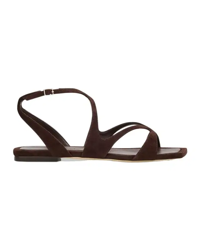 Jimmy Choo Ayla Suede Flat Sandals