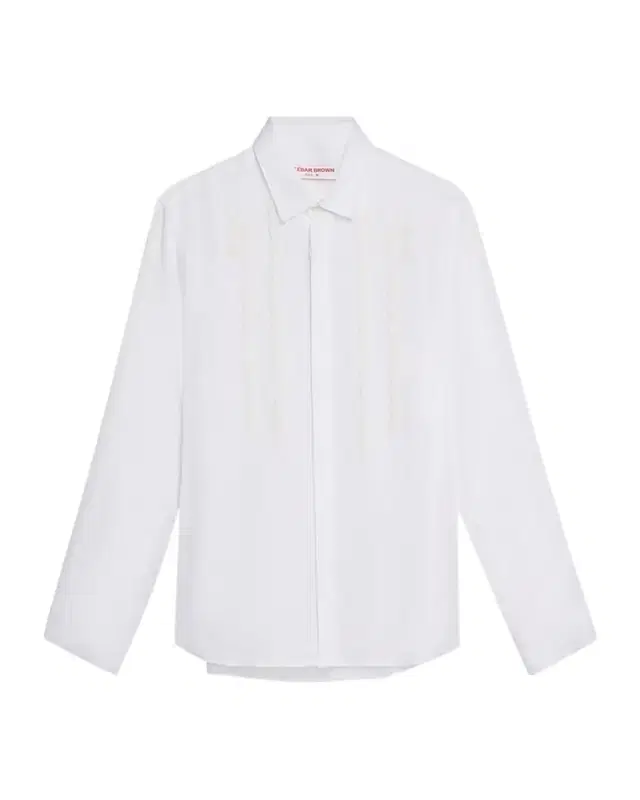 Orlebar Brown Men 's Giles Linen Applique Tailored-Fit Sport Shirt