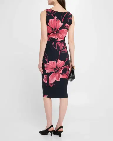 Chiara Boni La Petite Robe Floral-Print Bodycon Dress | Thumbnail 3 Chiara Boni La Petite Robe Floral-Print Bodycon Dress | Thumbnail 3