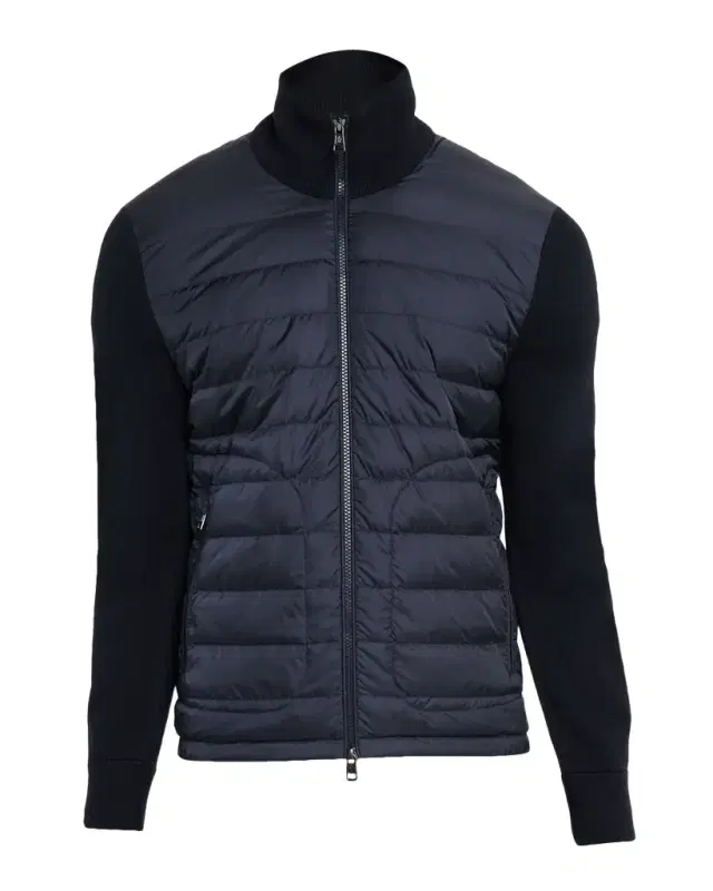 Moncler Men 's Archivio Basic Puffer Wool Sleeve Cardigan