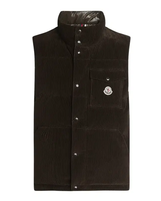 Moncler Men 's Agen Full-Zip Corduroy Vest