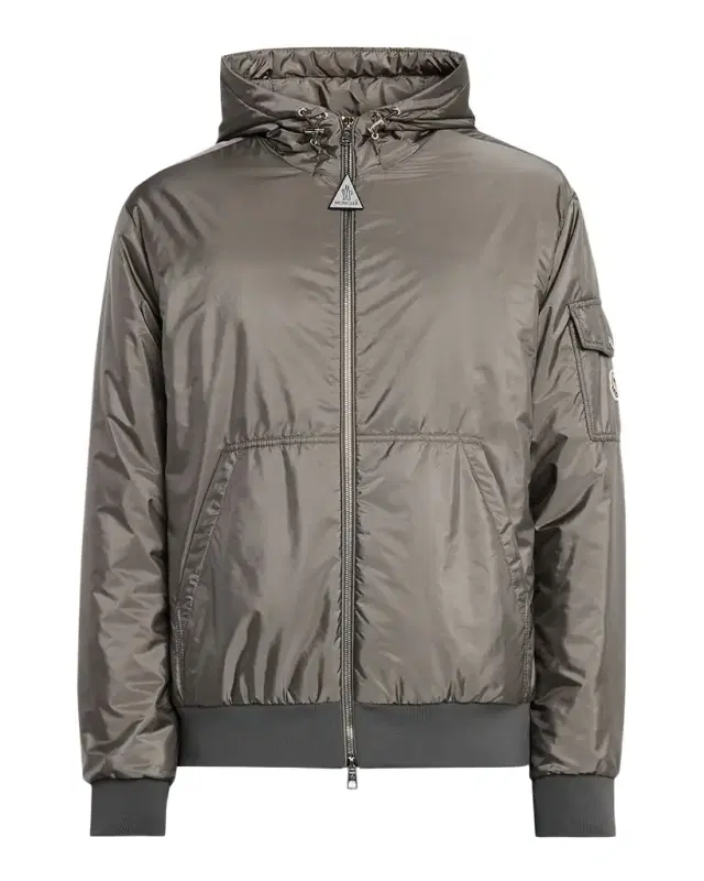 Moncler Men 's Poiliot Hooded Nylon Down Jacket