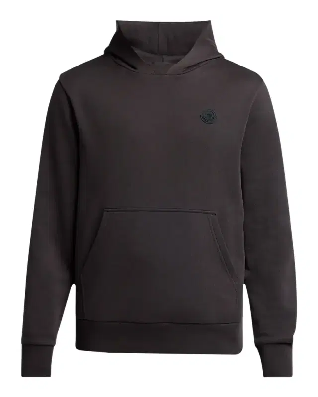 Moncler Men 's Cotton Chest-Logo Hoodie