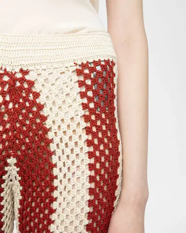 Zadig & Voltaire Pia Striped Crochet-Knit Pants | Thumbnail 5