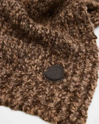 Moncler Men's Edit Wool and Alpaca Blend Scarf | Thumbnail 2
