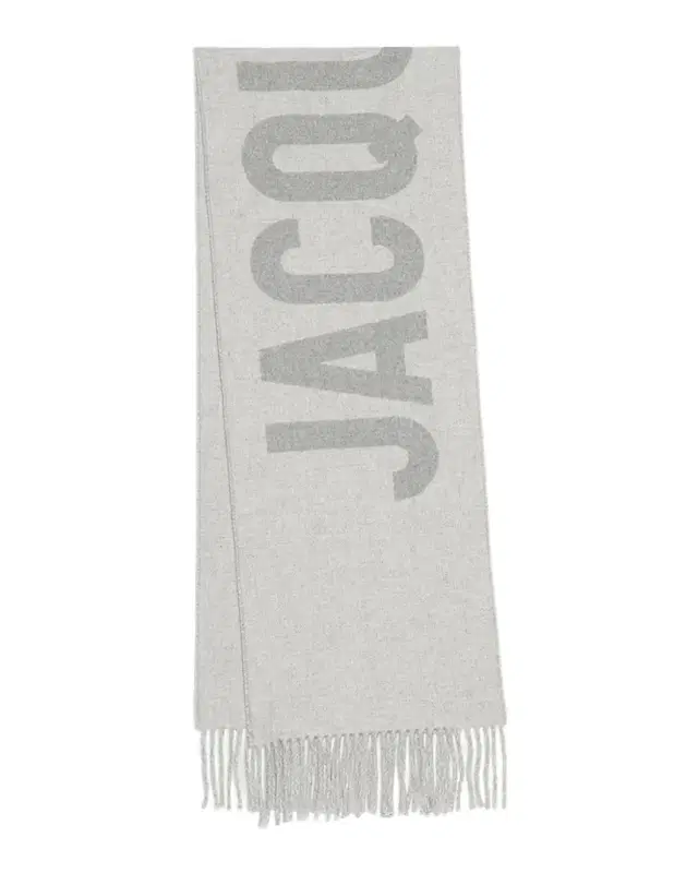 Jacquard Logo Wool Scarf