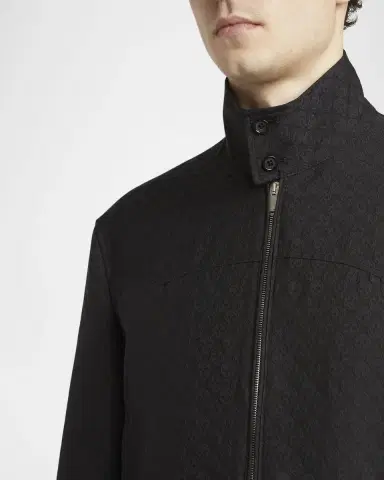 Alexander McQueen Men's Skull Jacquard Cropped Jacket | Thumbnail 4