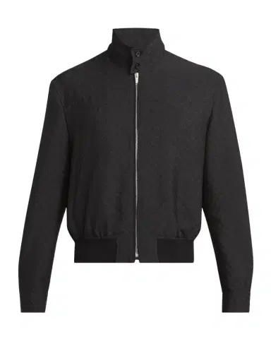 Alexander McQueen Men's Skull Jacquard Cropped Jacket | Thumbnail 1