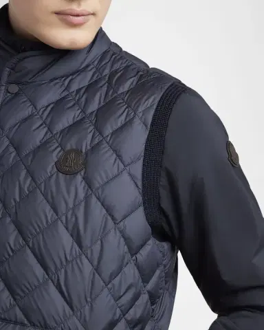Moncler Men's Lycope Down Quilted Vest | Thumbnail 5