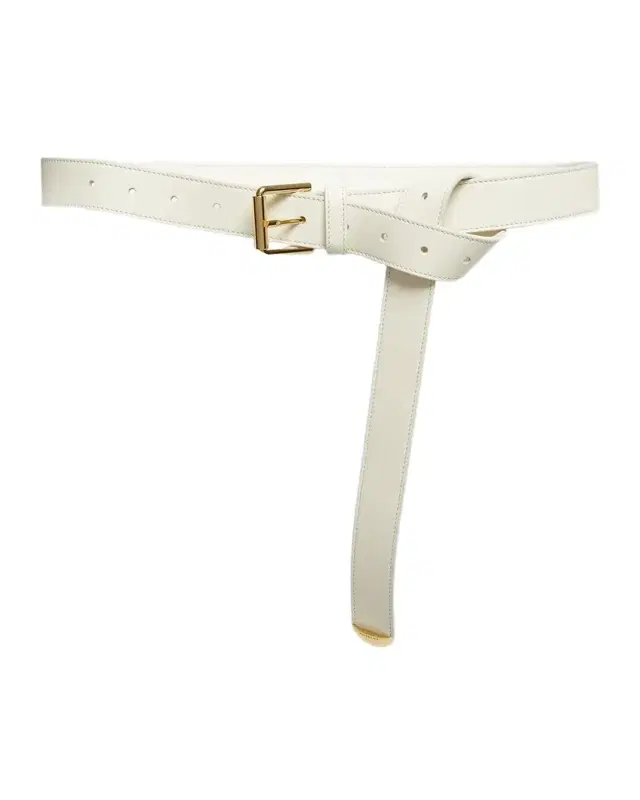 Voyou Metal Buckle Leather Belt