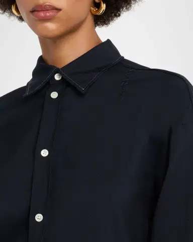 Marni Double Contrast Cuff Button-Front Shirt | Thumbnail 5 Marni Double Contrast Cuff Button-Front Shirt | Thumbnail 5