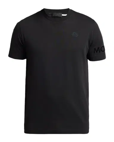 Moncler Men's Washed Cotton Logo T-Shirt | Thumbnail 1