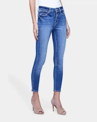 L 'AGENCE Margot High-Rise Skinny Jeans | Thumbnail 4