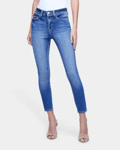 L 'AGENCE Margot High-Rise Skinny Jeans | Thumbnail 5