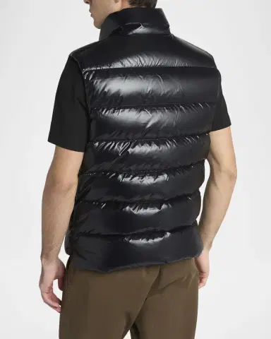 Moncler Men's Tibb Nylon Down Puffer Vest | Thumbnail 3 Moncler Men's Tibb Nylon Down Puffer Vest | Thumbnail 3