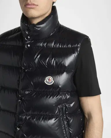 Moncler Men's Tibb Nylon Down Puffer Vest | Thumbnail 5 Moncler Men's Tibb Nylon Down Puffer Vest | Thumbnail 5