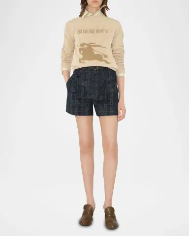 Burberry EKD Wool-Cashmere Crewneck Sweater | Thumbnail 2
