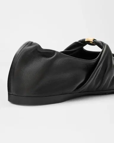 LOEWE Pebble Soft Leather Ballerina Flats | Thumbnail 4