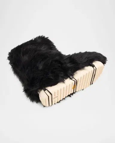 Moncler Men's Gaiter Trailgrip Faur Fur Ankle Boots | Thumbnail 4 Moncler Men's Gaiter Trailgrip Faur Fur Ankle Boots | Thumbnail 4