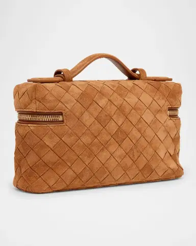 Bottega Veneta Bang Bang Vanity Intrecciato Suede Crossbody Bag | Thumbnail 2 Bottega Veneta Bang Bang Vanity Intrecciato Suede Crossbody Bag | Thumbnail 2
