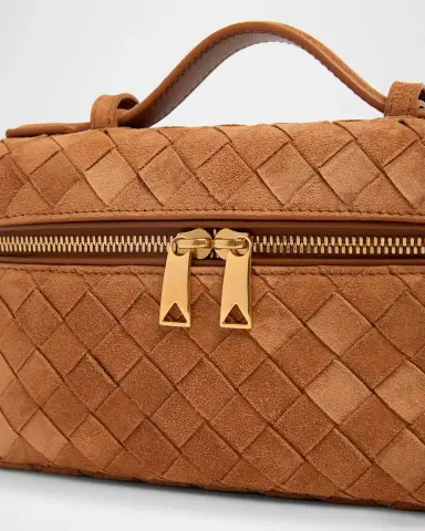 Bottega Veneta Bang Bang Vanity Intrecciato Suede Crossbody Bag | Thumbnail 9 Bottega Veneta Bang Bang Vanity Intrecciato Suede Crossbody Bag | Thumbnail 9