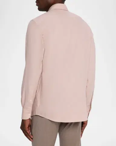 ZEGNA Men 's Cashco Classic-Fit Sport Shirt | Thumbnail 2