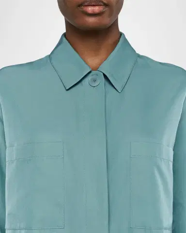 Joseph Satie Boxy Silk-Cotton Shirt | Thumbnail 5