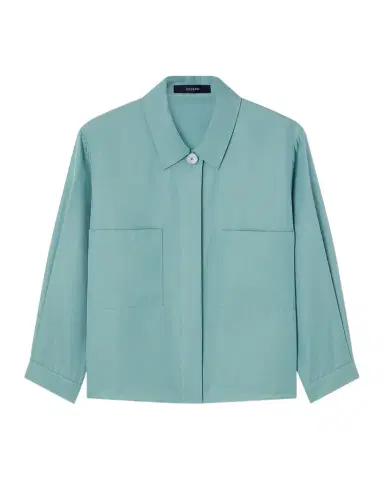 Joseph Satie Boxy Silk-Cotton Shirt | Thumbnail 1
